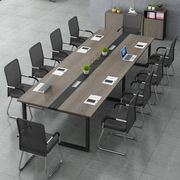 会议桌长桌简约现代办公桌椅组合小型会议室，洽谈桌长条桌子工作台