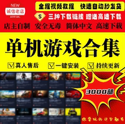 电脑pc单机游戏合集大型热门3a大作经典怀旧免steam离线中文系列2