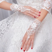 春夏季短款k新娘结婚婚礼婚纱手套