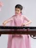 女童超仙汉服中国风，女中大童古筝演出服仙女，气质飘逸钢琴长裙礼服