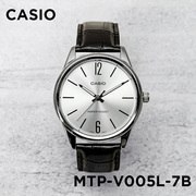 卡西欧手表CASIO MTP-V005L-7B 白盘商务复古指针皮带防水石英表