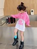 女童春装套装裙潮卫衣，中长款儿童长袖上衣，2022韩版洋气连衣裙