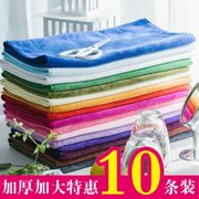 美容院毛巾10条装专用包头毛巾，加厚强吸水干发巾定制logo发廊毛巾