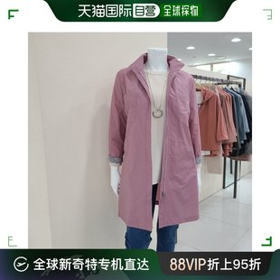 韩国直邮flamingo风衣袖子格，纹风衣(fmt2010粉红色，.绿色.深海军