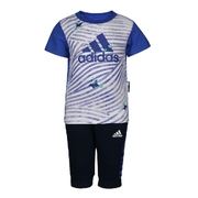 adidas阿迪达斯儿童夏季短袖，运动套装cx3477gn6822