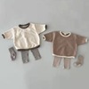 春秋季婴幼儿童6个月衣服男女宝宝1-2-3岁休闲服卫衣卫裤两件套装
