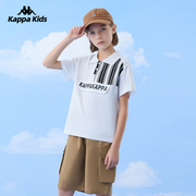 Kappa卡帕童装男童t恤短袖中大童休闲polo衫儿童夏季薄款凉感上衣