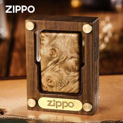zippo打火机半世金樟正版，礼盒煤油防风收藏男士礼物