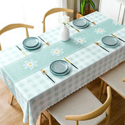 梦蜓桌布防水防油免洗餐桌布餐厅茶几长方形台布加厚桌垫餐垫