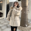风衣派克服棉服女2023年冬装短款韩国工装棉袄羽绒棉衣外套