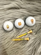 韩国进口三个熊大哥组合高尔夫球限量版收藏爱好新球
