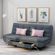 沙发两床用实木拉伸床折叠带收纳单人简易1.2网红款小型沙发床