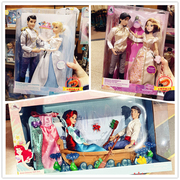 上海迪士尼国内灰姑娘仙杜瑞拉王子长发乐佩美人鱼玩具娃娃