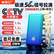 免费5ghz随身wifi6充电宝二合一通用无线网卡移动wifi，三网流量车载宽带，家用路由器1上网便携高速不限网络