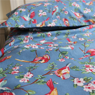2.4米宽幅布料纯棉加厚老粗布床单沙发桌布布料窗帘门帘美式面料