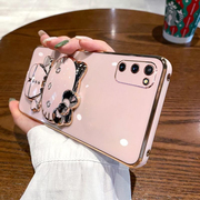 适用三星s20fe手机壳s20ef保护硅胶套5G全包防摔G7810软壳galaxy可爱smg外壳s205g女s2ofe原装新款带镜子支架