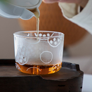 三宅家食器原创设计日式家用水杯玻璃杯，牛奶杯早餐杯果汁茶杯子