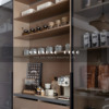 unusual欧式现代样板间厨房，橱柜咖啡豆手冲壶点心组合装饰品摆件