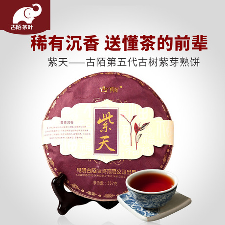 普洱茶紫芽
