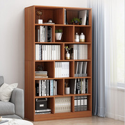 北欧书架简约落地超大容量多层家用学生书柜经济型卧室客厅置物架