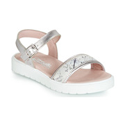citrouilleetcompagnie女童鞋凉鞋夏季玫瑰色，jiminite法国品牌