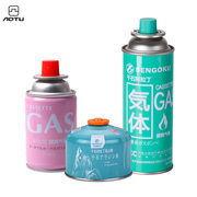 户外炉具气罐卡式炉瓦斯气瓶，卡磁炉高山扁气罐丁烷燃气火锅小瓶