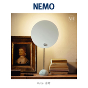 Nemo意大利Kuta台灯大理石金属现代创意大气桌灯床头装饰氛围灯具