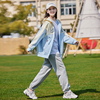 中学生休闲运动套装，女高初中生少女春装2024年韩版时尚洋气潮