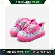 韩国直邮Skechers Kids 帆布鞋 LIGHT-UP 闪闪发光的儿童鞋 Shu