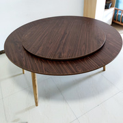 可折叠木质转盘家用圆桌餐桌小转盘转圈易收纳08091112米