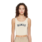 BM上衣吊带背心HAWAII夏威夷背心少女风2023夏季露脐打底衫