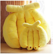 创意毛绒玩具可爱抱枕，抱枕头抱枕，香蕉水果靠垫靠枕