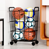 篮球收纳架家用室内足排球，架瑜伽垫收纳筐，儿童置球架球类置物架子