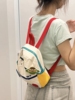 超甜美!可爱撞色双肩包包，女2024夏季学生旅行托特包小背包潮