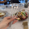 出口德国316不锈钢长柄水果叉创意可爱甜品叉家用小叉子