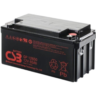 ups电源专用csb蓄电池gp1265012v65ah铅酸，免维护阀控蓄电池