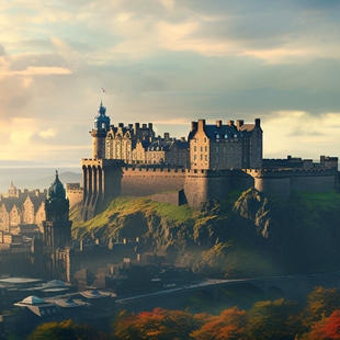 爱丁堡城堡-大门票，英国旅游爱丁堡电子，票免打印