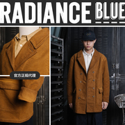 motivmotivmfg麂皮，绒30年代德式短风衣夹克男radiance-blue