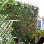 仿真绿色植物物墙面花架伸缩木，栅栏庭院阳台户外栏杆护栏花园篱笆