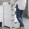 22cm卫生间置物架冰箱缝隙，收纳架落地可移动窄柜洗衣机夹缝整理架