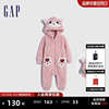 gap婴儿秋冬季抱抱绒3d动物造型运动连体衣，儿童装外出服788681