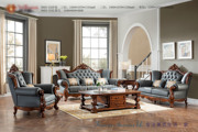 欧式美式古典家具简欧纯实木FW93-23长茶几 沙发12323800白色