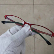 女简约防蓝光眼镜框平光镜，超轻眼镜架配成品，半框近视眼镜tr90眼睛
