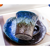 日本Zakka复古白粉引咖啡杯红茶杯手作陶瓷日式餐具南蛮琉璃套装