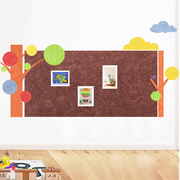 幼儿园文化墙环创大树毛毡板毛毡墙贴展示板宣传栏公告栏背景墙