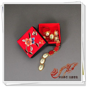 汉唐古韵890年代库存货纯手绣，珠宝收纳饰品首饰盒