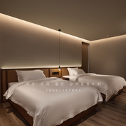 酒店民宿专用床2米藤艺双人床，样板客房家具标间全套，家具工厂定制
