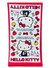 凯蒂猫浴巾 Hello Kitty 蝴蝶结 日式草莓牛奶 毛巾沙滩巾运动