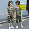 儿童迷彩服套装军装夏季短袖，军人男女童小孩特种兵衣服军训服