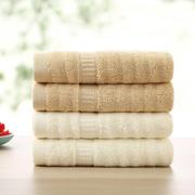 竹纤维毛巾 洗脸家用竹炭 洗澡浴巾比全棉吸水不掉毛成人4条